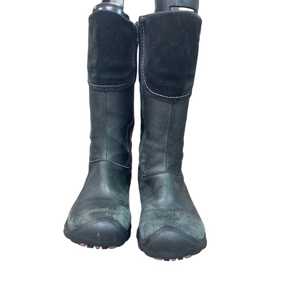 Keen Womans Black Leather Suede Waterproof Winter Boots Sz 4 SKU 9579 - Picture 10 of 16